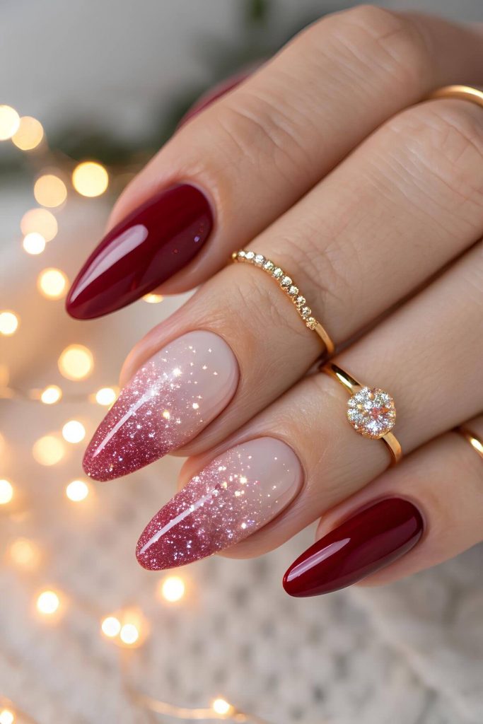 ongles fêtes de fin d'année